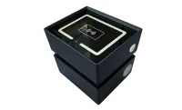 Noptieră Smart Multifuncțională KJN6251 Neagră 2 Sertare 2