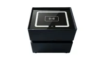 Noptieră Smart Multifuncțională KJN6251 Neagră 2 Sertare 4