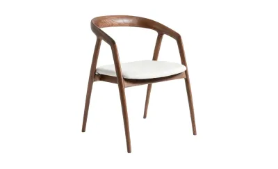Scaun Living KJC6256 Lemn Bej