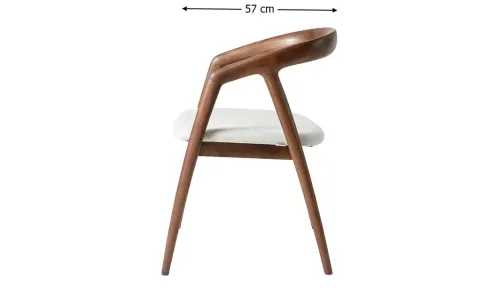 Scaun Living KJC6256 Lemn Bej