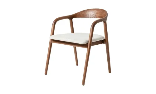 Scaun Living KJC6257 Lemn Bej