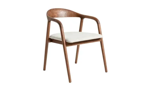 Scaun Living KJC6257 Lemn Bej