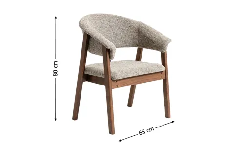 Scaun Living KJC6274 Lemn Bej