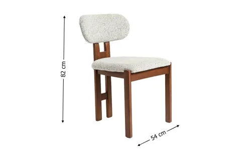 Scaun Living KJC6271 Lemn Bej