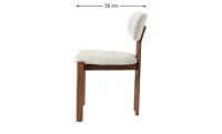 Scaun Living KJC6271 Lemn Bej 3