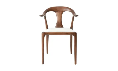Scaun Living KJC7405 Lemn Alb