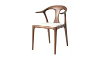 Scaun Living KJC7405 Lemn Alb 5