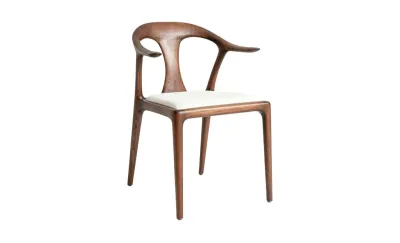 Scaun Living KJC7405 Lemn Alb