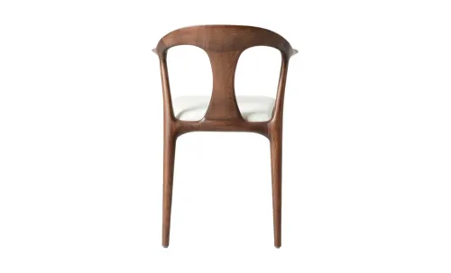 Scaun Living KJC7405 Lemn Alb