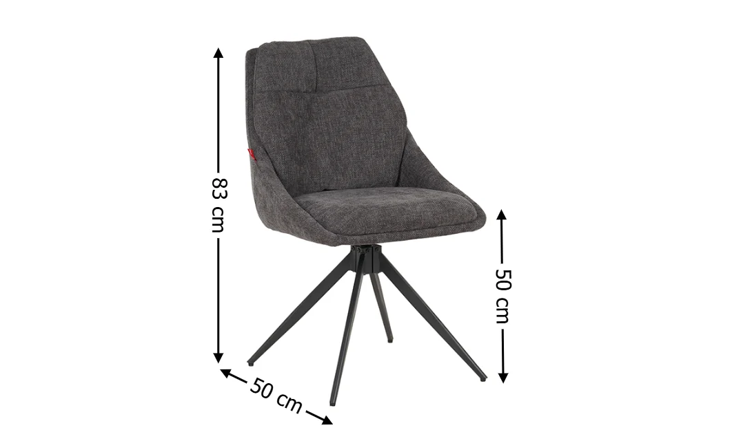 Scaun Living Rotativ DCM0109CS Gri 2