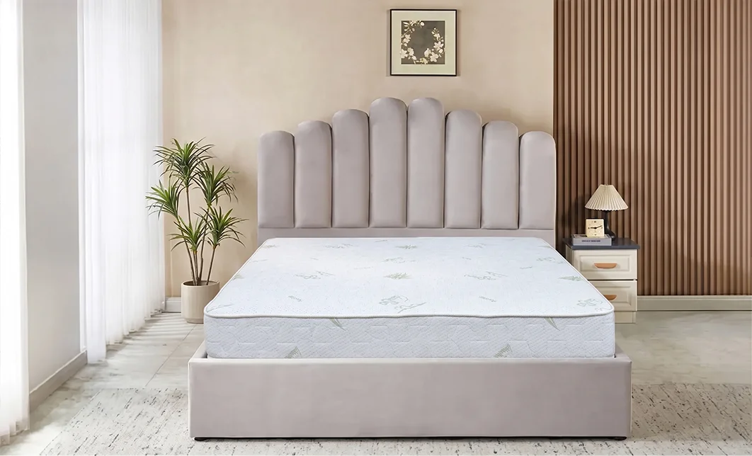 Set KJB5462 cu Saltea Bonell Aloe Vera și Somieră Rabatabilă, 160x200, Gri 4