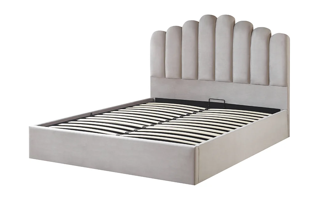Set KJB5462 cu Saltea Bonell Aloe Vera și Somieră Rabatabilă, 160x200, Gri 3