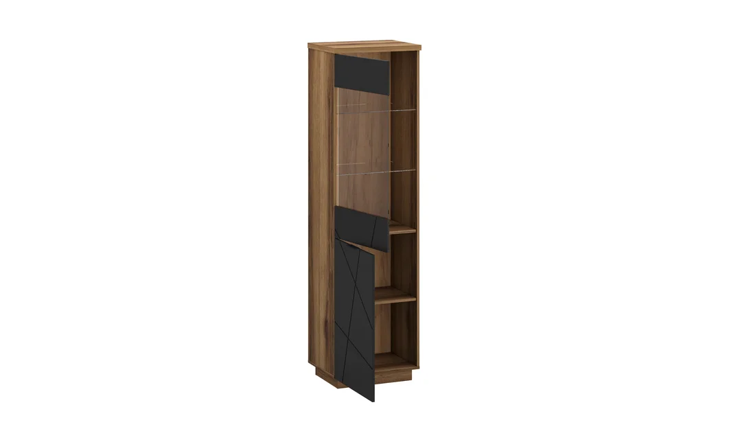 Vitrină Orient A1 Delano Dark, Negru Soft-touch 3
