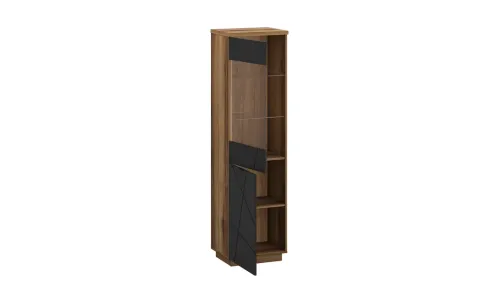 Vitrină Orient A1 Delano Dark, Negru Soft-touch