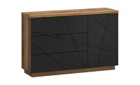 Comodă Orient E Delano Dark, Negru Soft-touch