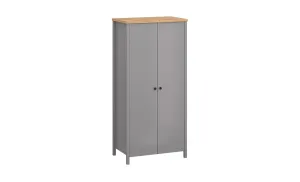Dulap Melini F Gri Ardezie, Stejar Artisan