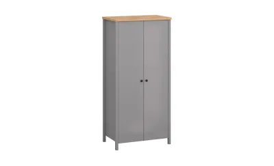 Dulap Melini F Gri Ardezie, Stejar Artisan