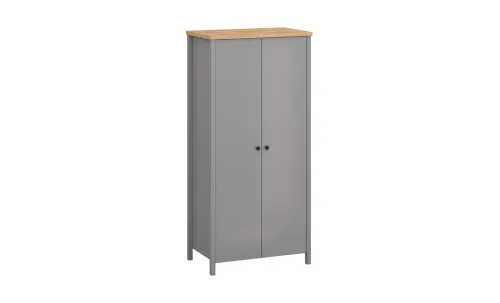 Dulap Melini F Gri Ardezie, Stejar Artisan