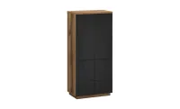 Dulap Orient Q Delano Dark, Negru Soft-touch