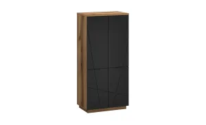 Dulap Orient Q Delano Dark, Negru Soft-touch