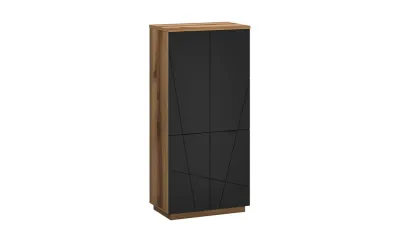 Dulap Orient Q Delano Dark, Negru Soft-touch