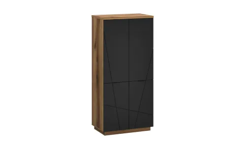 Dulap Orient Q Delano Dark, Negru Soft-touch