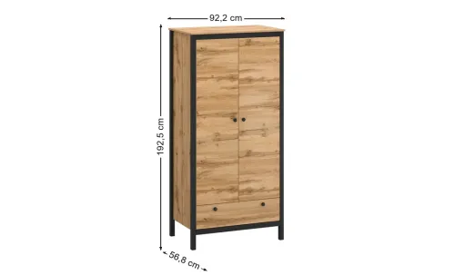 Dulap Palmer F Stejar Wotan, Negru