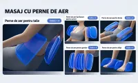 Fotoliu de Masaj A101 SL Negru/Maro, Șină SL 135 cm, 6 Role, 18 Programe, Zero Gravity, Încălzire cu Pelin 4