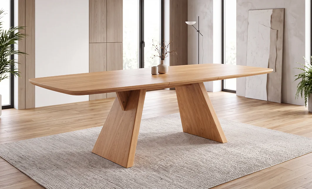Masă Living Extensibilă DTW1002, Natur