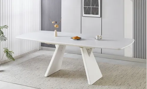 Masă Living Extensibilă DTW1002, Albă