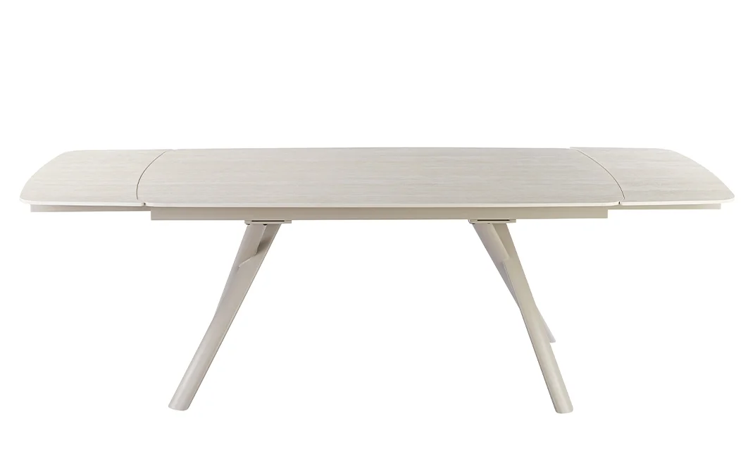 Masă Living Extensibilă DTM0415 cu Blat Ceramic, Bej 2