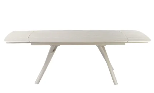 Masă Living Extensibilă DTM0415 cu Blat Ceramic, Bej