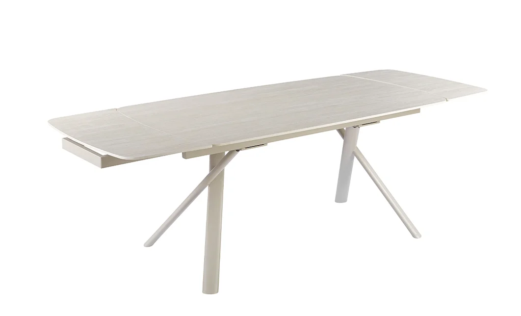 Masă Living Extensibilă DTM0415 cu Blat Ceramic, Bej 3
