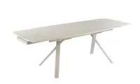 Masă Living Extensibilă DTM0415 cu Blat Ceramic, Bej 3