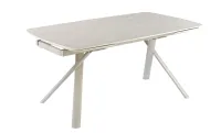 Masă Living Extensibilă DTM0415 cu Blat Ceramic, Bej