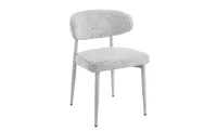 Scaun Living DCM0524 CF Gri cu Picioare Bej 3