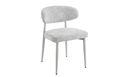 Scaun Living DCM0524 CF Gri cu Picioare Bej