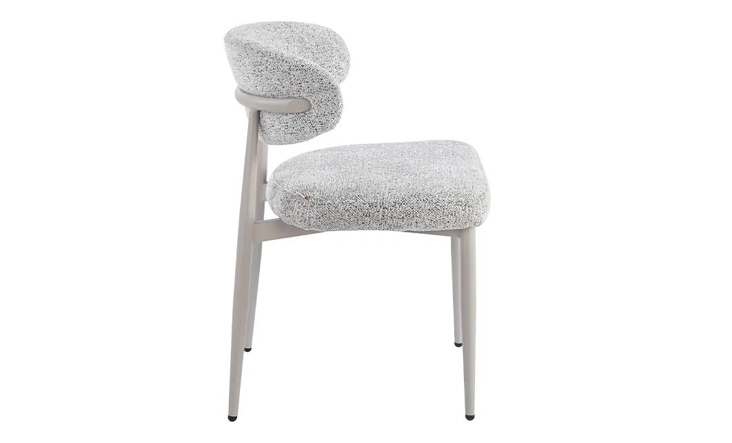 Scaun Living DCM0524 CF Gri cu Picioare Bej 4