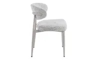 Scaun Living DCM0524 CF Gri cu Picioare Bej 4
