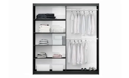 Dulap Vigo Platinum 200 Uși Glisante cu Oglindă