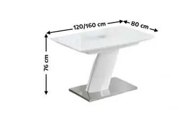 Masa Living Extensibila Alb KJT380 