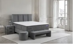 Pat Tapitat Confort PED Gri 180x200