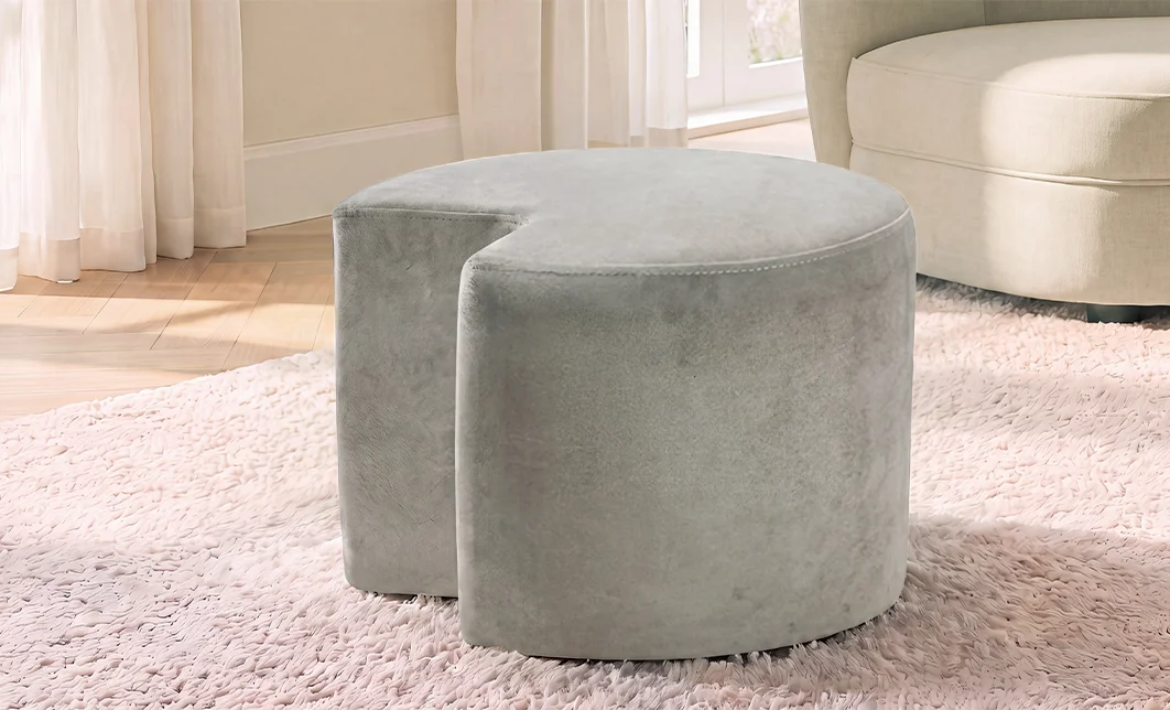 Taburet tapitat Calipso Beige