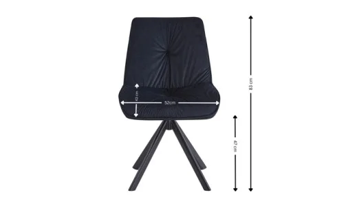 Scaun Living KJC356 Negru