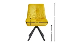 Scaun Living KJC356 Galben