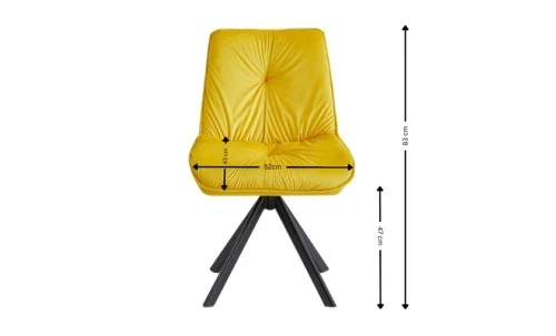 Scaun Living KJC356 Galben