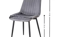 Scaun Living KJC176 Gri 1