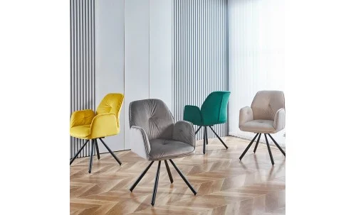 Scaun Living Rotativ KJC80 Gri