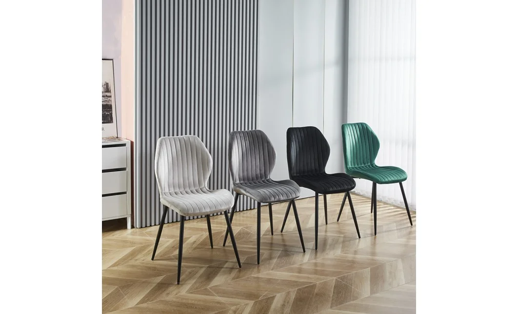 Scaun Living Tapitat KJC104 Gri 3