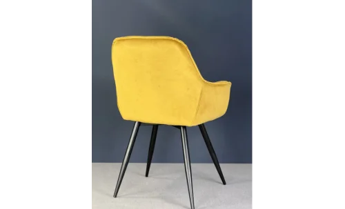 Scaun Living Tapițat KJC38 Galben